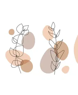 Obrazy zátiší Obraz minimalistické zátiší rostlinek