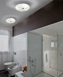 Moderní stropní svítidla Stropní koupelnové přisazené svítidlo AZzardo Optimus 33 round AZ1598 E27 2x40W IP44 33cm kulaté bílé