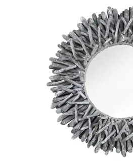 Zrcadla LuxD Designové nástěnné zrcadlo Kenley, 80 šedé