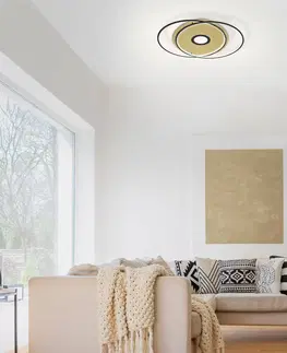 Inteligentní stropní svítidla Q-Smart-Home Paul Neuhaus Q-AMIRA LED stropní světlo ovál černá