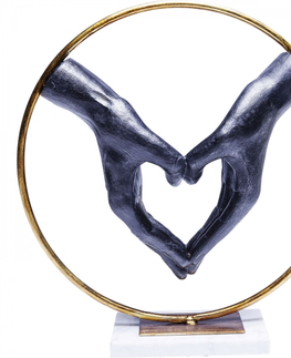Dekorativní předměty KARE Design Dekorace Ruce ve tvaru srdce