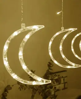 Vánoční řetězy a lamety MULTISTORE Vánoční světelný LED řetěz Luna Stars 400 cm teplý bílý