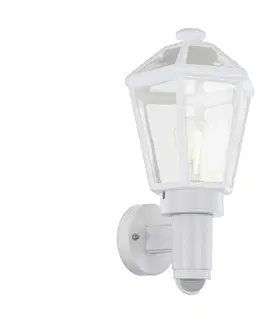 Zahradní lampy Eglo Eglo 97256 - Venkovní nástěnné svítidlo se senzorem MONSELICE 1xE27/28W/230V 