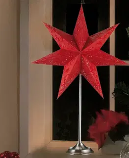 Vánoční světelná hvězda Markslöjd Stolní lampa Stern Aratorp červená, 45 x 64 cm