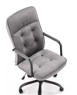 Kancelářské židle HALMAR Kancelářské křeslo Poleen šedé