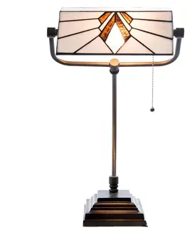 Svítidla Lampa Tiffany Shields - 32*27*51 cm / E27/Max.1x 60 Watt Clayre & Eef 5LL-5900