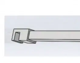Sprchové kouty MEXEN KIOTO sprchová rozpěra do WALK-IN stěny 8mm kartáčovaný nikl 800-01-97