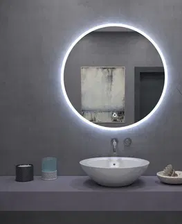 Koupelnová zrcadla REA Zrcadlo LED 90cm FFJ90 HOM-04400