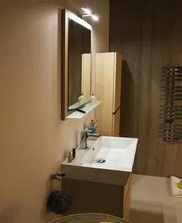 Koupelnová zrcadla SAPHO NIROX zrcadlo v rámu 600x800mm, jilm bardini NX608-1313