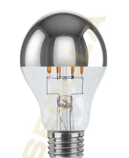 LED žárovky Segula 55366 LED žárovka A67 zrcadlový vrchlík stříbrná E27 6,5 W (45 W) 550 Lm 2.700 K