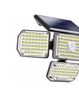 Svítidla   08481L - LED Solární nástěnné svítidlo se senzorem LED/5W/5,5V IP65 
