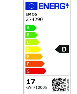 LED žárovky EMOS LED žárovka Filament A67 A++ 17W E27 teplá bílá Z74290