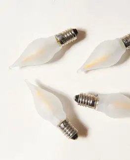 LED žárovky Exihand Blistr 4 matné žárovky LED FILAMENT pro svícen 34V/0,25W tažená