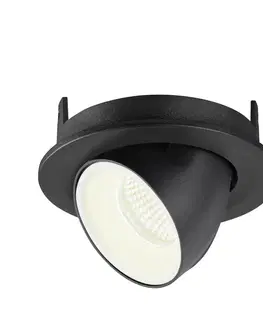 LED podhledová svítidla SLV BIG WHITE NUMINOS GIMBLE S zápustné stropní svítidlo černé/bílé 4000 K 40° 1005907