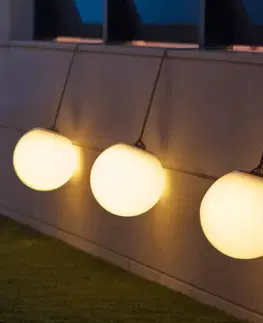 Venkovní dekorativní svítidla Newgarden Dekorativní světlo Newgarden Norai LED s dobíjecí baterií, šedé