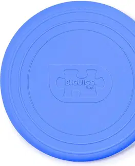 Hry na zahradu Bigjigs Toys Létající talíř FRISBEE OCEAN modrý