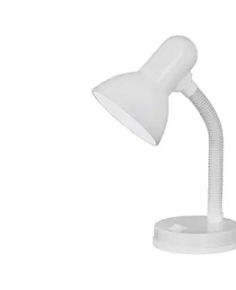Lampy Eglo EGLO 9229 - Stolní lampa BASIC 1xE27/40W bílá 