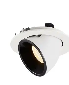 LED podhledová svítidla SLV BIG WHITE NUMINOS GIMBLE L zápustné stropní svítidlo bílé/černé 2700 K 20° 1005984