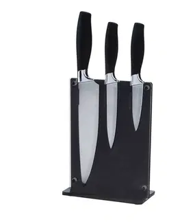Kuchyňské nože EH 3dílná sada nožů v bloku na nože Black