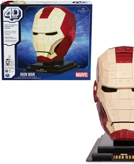 Hračky puzzle SPIN MASTER - FDP 4D Puzzle Marvel Helma Iron Man
