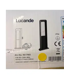 Zahradní lampy Lucande Lucande - LED Venkovní lampa SECUNDA LED/11W/230V IP54 