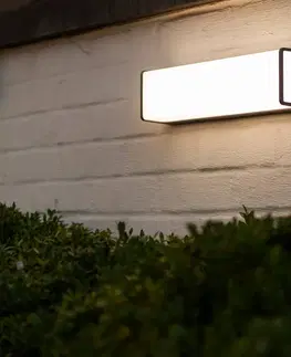 Venkovní nástěnná svítidla LUTEC LED venkovní nástěnné Doblo, obdélník, 35cm, 4000K