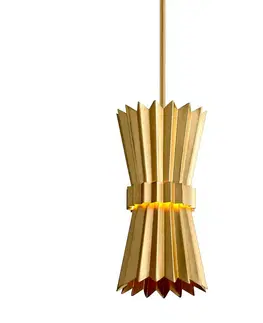 Designová závěsná svítidla HUDSON VALLEY závěsné svítidlo MOXY kov zlatá E27 1x60W 311-41-CE