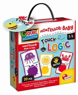 Hračky společenské hry LISCIANIGIOCH - Montessori Baby Touch - Logika
