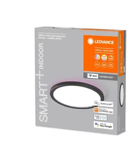 LED panely LEDVANCE SMART+ LEDVANCE SMART+ WiFi Orbis Ultra Slim podsvícení, Ø24cm černá