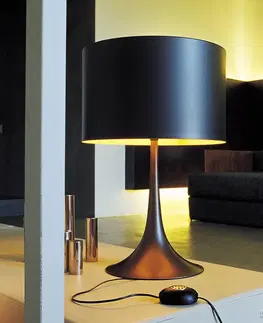 Stolní lampy FLOS FLOS Spun Light T2 - černá stolní lampa