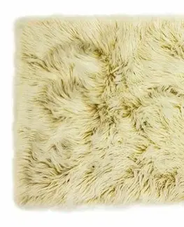 Koberce a koberečky Kontrast Kusový koberec s vysokým vlasem OMBRE 120 x 170 cm - hořčicový