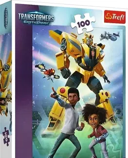 Hračky puzzle TREFL - Puzzle 100 - Tým Transformerů / Transformers