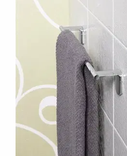 Koupelnový nábytek METAFORM ZE420 Zero držák ručníků 48 x 5,5 cm, stříbrná