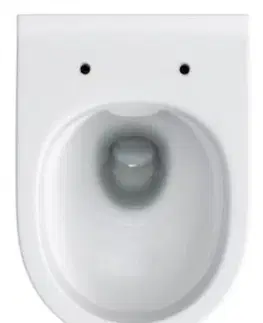 WC sedátka DEANTE Podomítkový rám, pro závěsné WC mísy + SLIM tlačítko bílé + WC CERSANIT ZEN CLEANON + SEDÁTKO CST_WC01 A51P HA1
