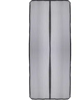 Lapače a odpuzovače Moskytiéra do dveří s magnety černá, 210 x 100 cm