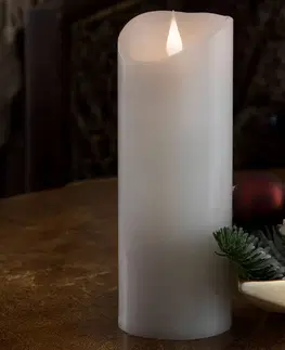 LED svíčky Konstsmide Christmas Plamen 3D - LED svíčka z pravého vosku