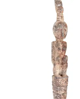 Luxusní stylové sošky a figury Estila Oientální dekorativní soška Bali z recyklovaného dřeva přírodní hnědé barvy 160cm