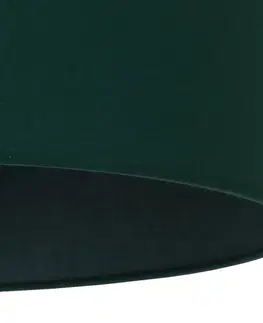 Stínidlo na lampu Duolla Stínidlo Roller, zelená, Ø 40 cm, výška 22 cm