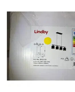 Svítidla Lindby Lindby - Lustr na lanku VASILIA 4xE14/28W/230V 