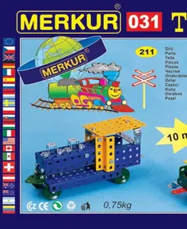 Hračky stavebnice MERKUR - M031 Železniční modely