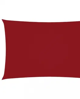 Stínící textilie Stínící plachta obdélníková 5 x 8 m oxfordská látka Dekorhome Červená