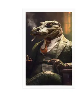 Zvířecí gangsteři Plakát zvířecí gangster krokodýl