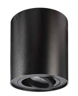 Moderní bodová svítidla Light Impressions Kapego stropní přisazené svítidlo Bengala 220-240V AC/50-60Hz GU10 1x max. 50,00 W černá 348022