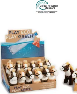 Hračky PLAY ECO - Play Eco Koník 19cm 2barvy