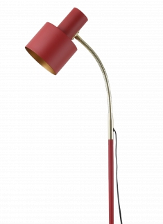 Stojací lampy Stojací lampa GTV SELVIA LP-SELVII-20-DEC červená