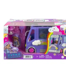 Hračky panenky MATTEL - Barbie Extra Mini Minis Autobus
