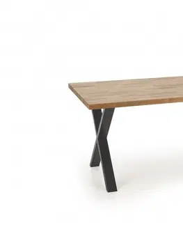 Jídelní stoly HALMAR Jídelní stůl APEX 160x90 cm dub