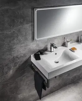 Koupelnová zrcadla SAPHO GEMINI zrcadlo s LED osvětlením 1500x550 GM150