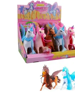 Hračky MADE - Kůň Pegas příslušenstvím, 21 x 6 x 19 cm, Mix Produktů