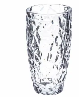 Vázy skleněné Skleněná váza Arezzo, 9 x 18,5 cm